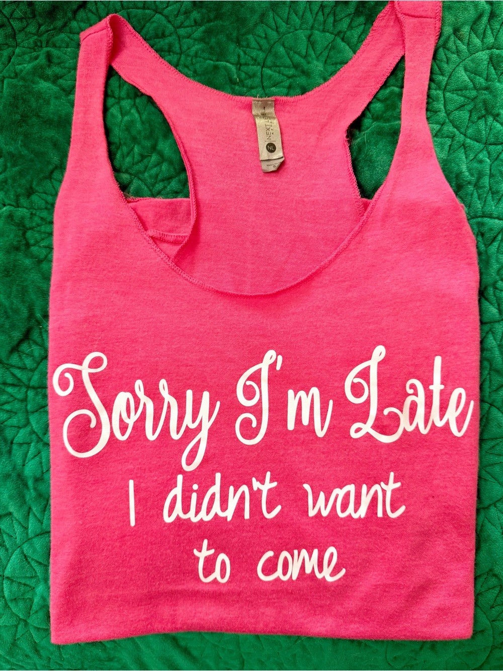 Funny Pink Tank